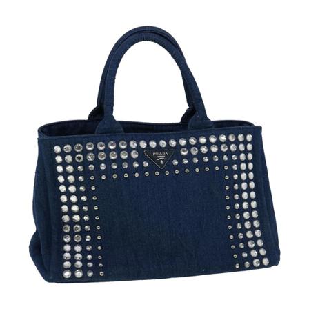 Prada Vintage, Handbags Blauw, Dames, Maat:ONE Size
