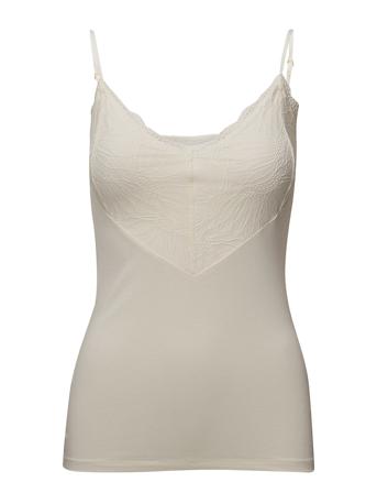 Pallya T-shirts & Tops Sleeveless Creme Six Ames