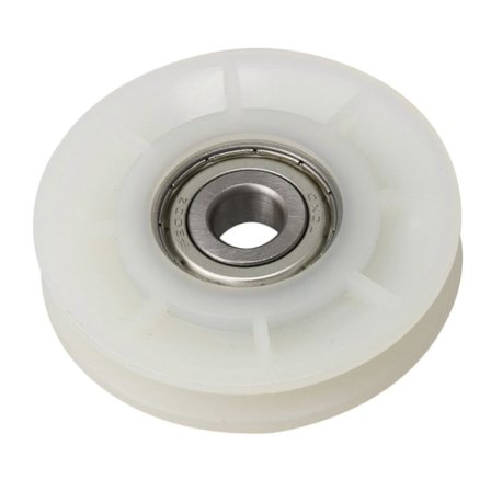 Trinser, blokker Skiver Kremhvit Kraftig Nylon Groove Lager Kabeltrinse 60mm Last 90kg