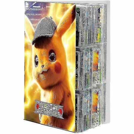 9 Lommer 432 Kort Anime Album Bok Pikachu Favoritt Spillekort Bindemapp Mappe