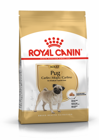 Royal Canin - Pug Adult tørrfôr for hunder 1,5 kg - Hund - Hundefôr & hundemat - Tørrfôr for hund - ZOO.no
