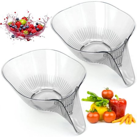 2 kpl keittiön viemärikori, monitoiminen viemärikori suppilo kotitalouskeittiökori vihanneksille, pastalle, hedelmille, salaatille