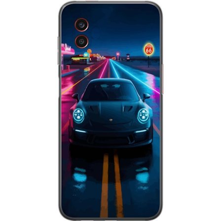 Kompatibelt Mobilskal till Samsung Samsung Galaxy Xcover6 Pro Sportbil Neon Bil Racing Drift