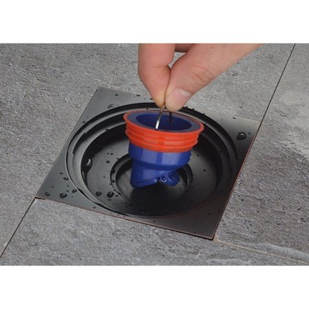 Golvavloppsventil för dusch, anti-backflow, anti-lukt, snabbavloppsventil, 3,5x5,3cm