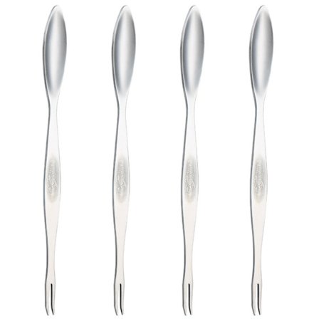 Ruostumattomasta teräksestä valmistettu rapuhaarukka 4 kpl Rapunsyömisvälineet Rapukynsi Rapuneula Kotitalouden merenelävät Kuorittu karvainen rapu 