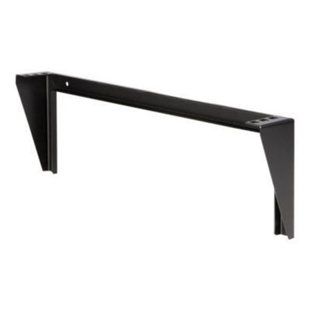 STARTECH.COM Teräksinen seinäteline 1U telinekiinnitykseen - 48cm - Asennusteline - Seinäasennus - Musta - 1U - 19"