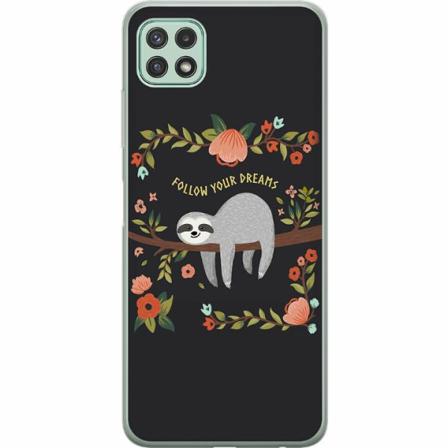 Samsung Galaxy A22 5g Mjukt Skal - Sloth Of Wisdom