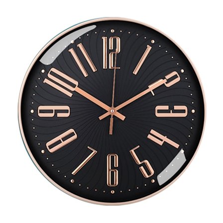 12-tums kreativ och trendig stereo digital enkel klocka för hem vardagsrum