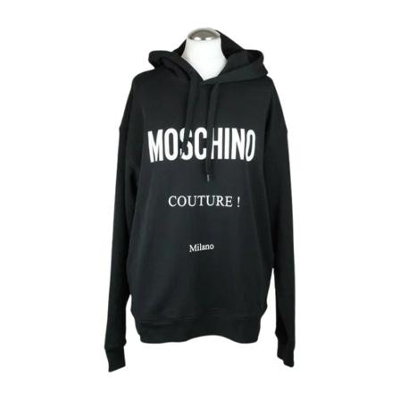 Moschino Pre-Owned Pre-ownedBomuldtoppe Sort, Dame