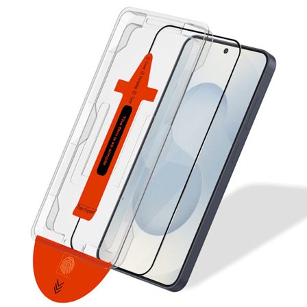 1-PACK Samsung S25 FE Skærmbeskytter - Hærdet Glas | [Automatisk Installation] - Boblefri