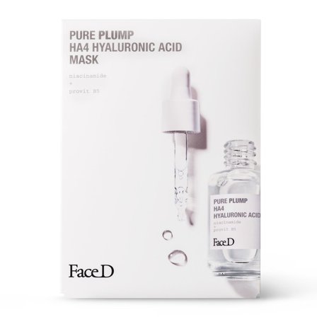 FaceD Viso Pure Plump HA4 Hyaluronic Acid Mask 5pz - Maschera Anti-età