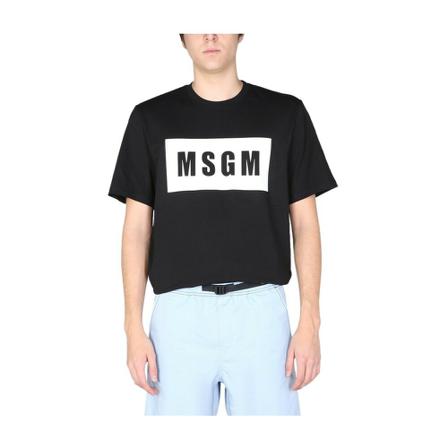 Msgm branded T-shirt Sort, Herre T-shirts