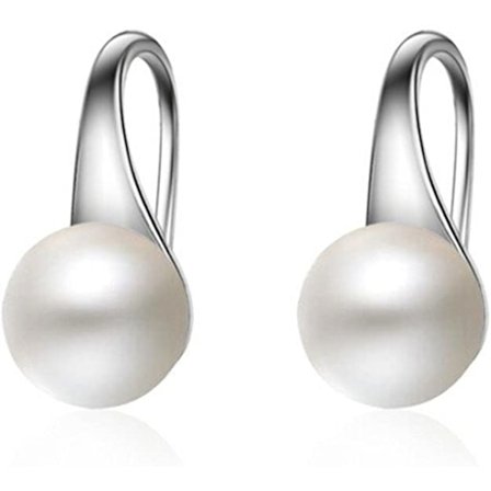 Ørestikker i sterlingsølv med allergivenlige perler
