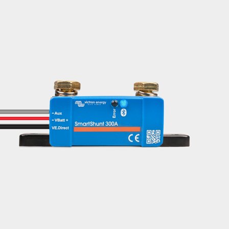 Wireless battery monitor / battery sensor Victron SmartShunt IP65 300 A, 50 mV (0.05 V)