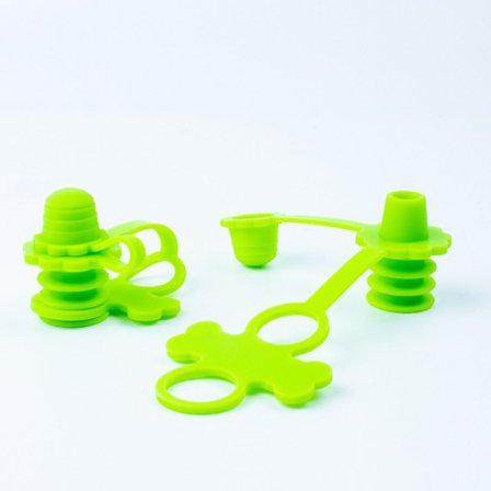 Silikone Flaske Top Tud Vand Flaske Låg GRØN