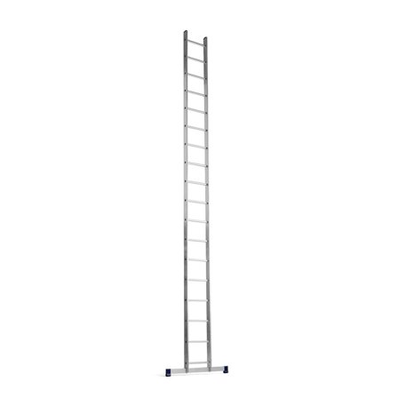 Single aluminium ladder APEX, 18 treads, H 5100 mm