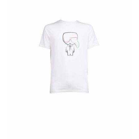 Karl Lagerfeld, T-Shirt Wit, Heren, Maat:XS