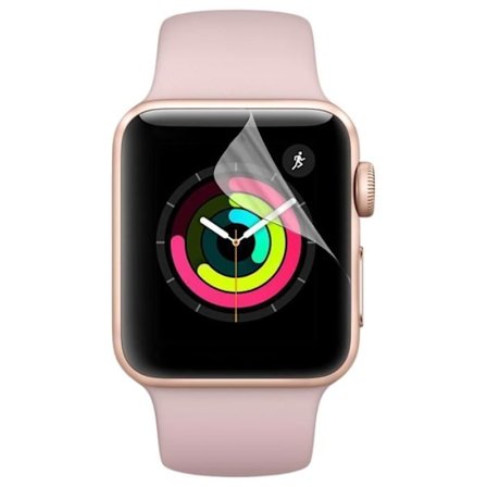 Suojausnäyttö Watch Serie 3 - 38mm [Paketti 6] Kestävä Ultra Ohut Muovikalvo Phonillico