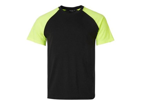 T-shirt 225 sv/fl gul XS - Lyreco - Arbetskläder - Arbetströjor - T-shirts