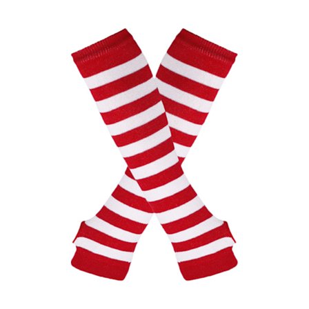 1/2/3/5 Knähöga strumpor för tjocka lår Lätta att bära och gör röda och vita