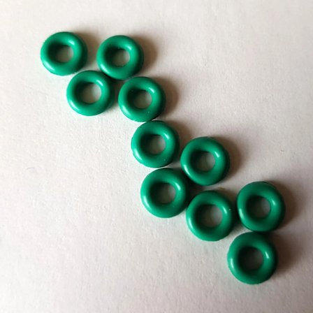 För Ford Transit 2.2 2.4 TDCi Tätningsbricka Bränsleinsprutare O-ring Ersätter Gummi 10st 1795871 2006+ Tillbehör Grön