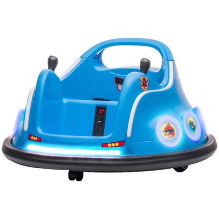 Rootz Kids Bumper Car - Electric Vehicle - Ride -on Toy - 360 ° Rotation Fun - 73 cm x 73 cm x 44 cm - USB & LED -lys