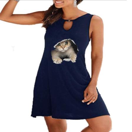 B8051 Kitty Plastic Print Yama Sun Wish Tibra Turbal Poly Print