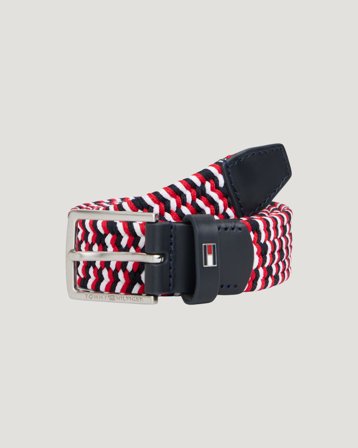 Tommy Hilfiger WOVEN WEBBING BELT Czerwony Paski Chłopiec - Kids Brand Store