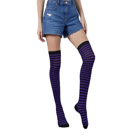 Strumpbyxor Långa Strumpor Regnbåge Lår Rollspel Party