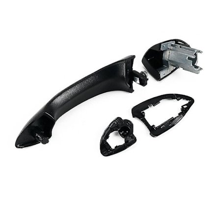 For X5 E53 2000-2006 Utvendig Dørhåndtaksett 51218243618 Høyre Side Foran eller Bak, Blank Svart