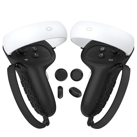 VR Tillbehör Skyddsskydd För Oculus Quest 2 VR Touch Controller Silicon Cover Skin Handtag Grip Med Knuckle