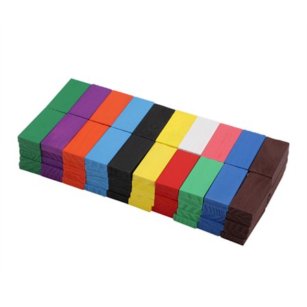 100 kpl Lasten opettavaiset puiset rakennuspalikat hauska leikkisetti