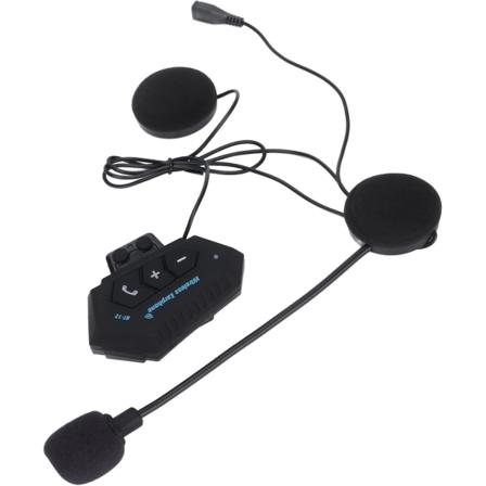 Hjälm Hands-Free Bluetooth Intercom Headset Bt 5.0 Med