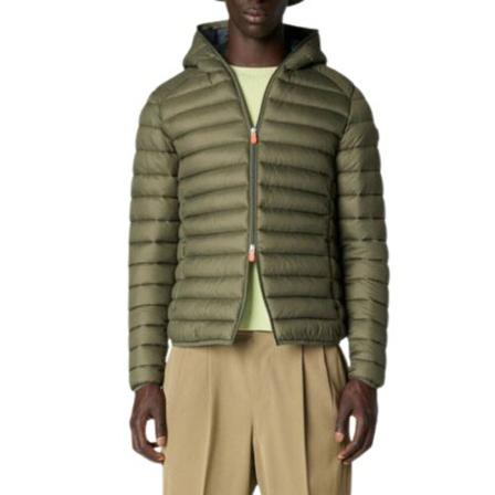 Save The Duck, Down Jackets Groen, Heren, Maat:L,lycra