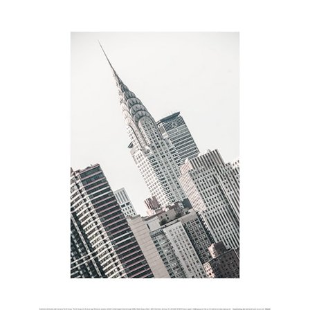 Heather Johnston Chrysler Building New York Poster 40cm x 50cm