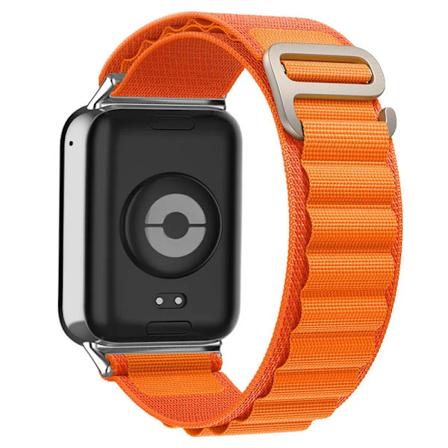 Nylon Xiaomi Redmi Watch 4:lle Säädettävä joustava ranneke Rannekoru iWatchille Mi Band 8 Pro Band Lisävarusteet Oranssi oranssi