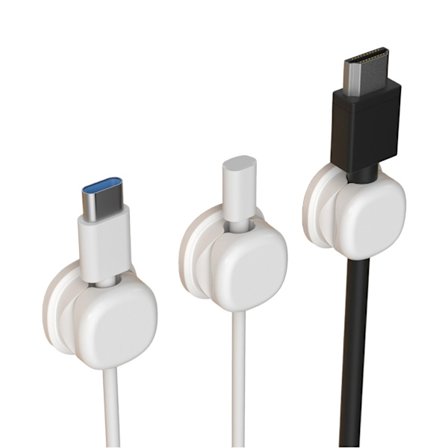 Sikre selvklæbende ledningsorganisatorer kabelclips telefonopladningskabelholder