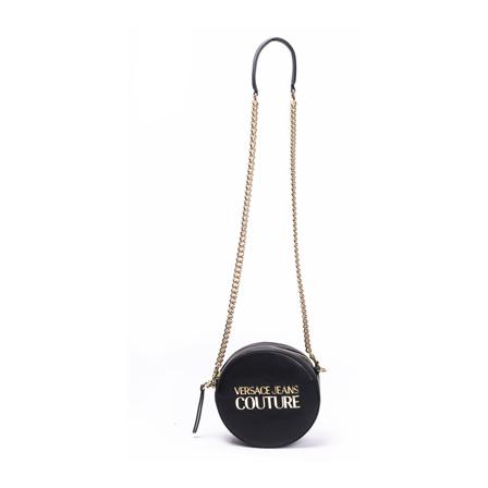 Versace Jeans Couture Logo Lock Round Taske Sort, Dame, Størrelse: ONE Size