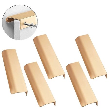 5 stk. Moderne Fingerrandsgreb til Møbler