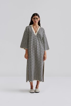 Malina - Tuva kaftan - XS - Dark Blue Multi