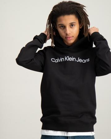 Calvin Klein INST. LOGO REG. TERRY HOODIE Schwarz Hoodies/Kapuzenpullover Jungen - Kidsbrandstore