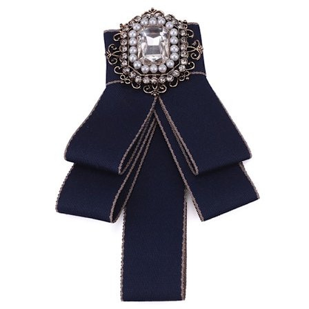 Kvinnor fluga Rhinestone Brosch Pin
