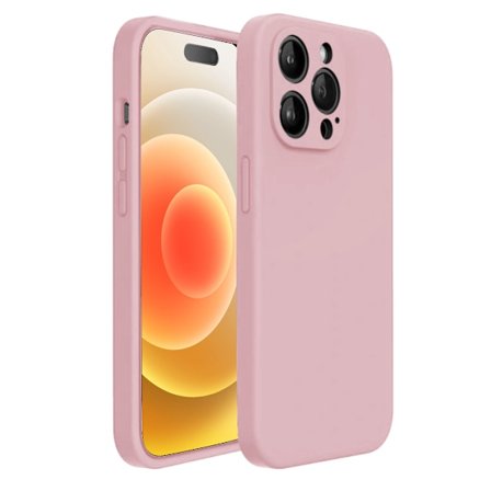 iPhone 12 Pro Matt Rosa Skal - Med Kameraskydd