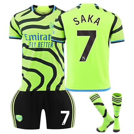 2324 Arsenal udebanetrøje fodbolduniform sæt+sokker-Saka 28(150-160cm)