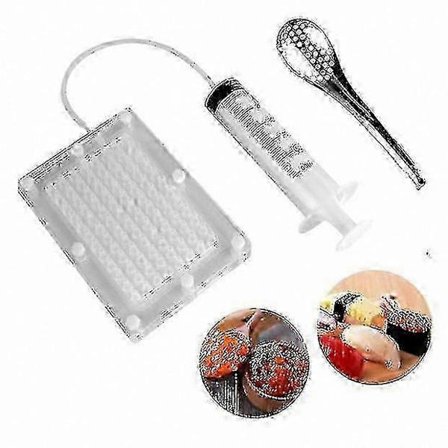 Professionelt molekylært gastronomi-kit med kaviarmager, filter og sfæriseringsdrypværktøj
