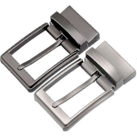 2 stk Reversible Beltespenne - Utbyttbar Spenne - 30mm 32mm 35mm - Avtakbar - Roterende Spenne - 3 3,2 3,5 Cm - Reservedeler