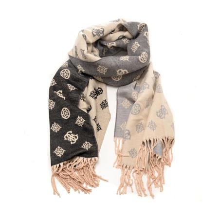 Guess Scarves Sort, Dame Tørklæder, Størrelse: ONE Size