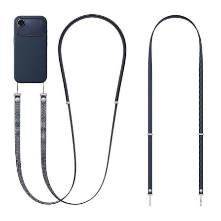 Skridsikker Justerbar Telefonrem Magnetisk Lukkesystem Komfortabel Crossbody-snor Egnet til iPhone17-serien hvedefarve(h})