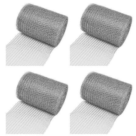 4X Langallinen Verkko Ruostumaton Teräs 12,7 cm x 6 M Langallinen Verkko Hieno Verkko Ruostumaton Teräs Verkko Tiheä Verkko