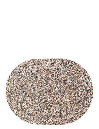 Liga Beach Clean Oval Dækkeserviet, Sæt Med 4, 40X30 Cm - Multi/patterned - 40X30CM